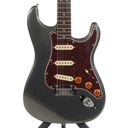 Vist Large View of Product Image Which is Used Squier STRATOCASTER S Type Electric Guitar Silver/Gray 6-String