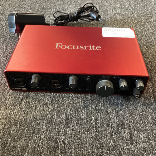Vist Large View of Product Image Which is Used Focusrite SCARLETT 8I6 Computer Interface 4 A/D Recording Inputs
