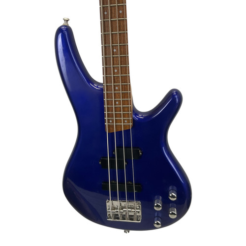 Vist Large View of Product Image Which is Used Ibanez SR300DX Bass Guitar Blue 4-String