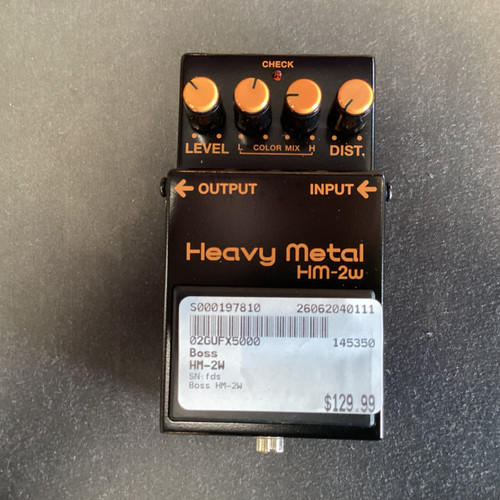 Vist Large View of Product Image Which is Used Boss HM-2W Distortion Pedal