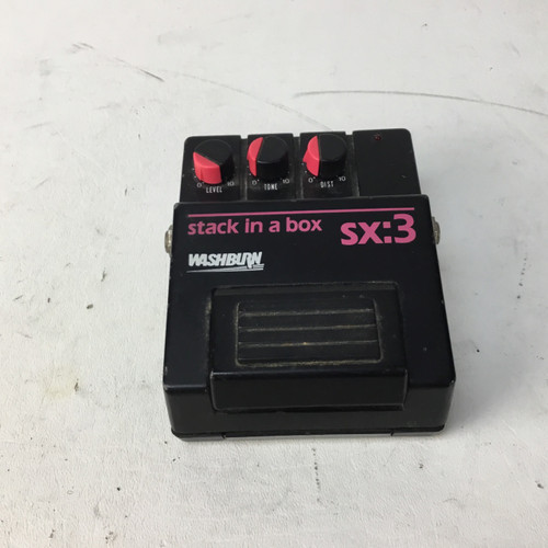 Vist Large View of Product Image Which is Used Washburn SX3 STACK IN A BOX Vintage Distortion/Overdrive Pedal