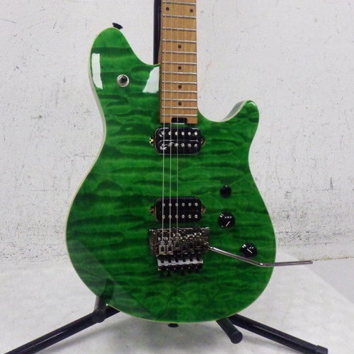Vist Large View of Product Image Which is Used EVH wolfgang Standard Pointy Electric Guitar Green 6-String