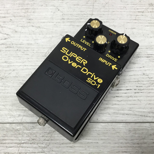 Vist Large View of Product Image Which is Used Boss SD-1 Super Overdrive Pedal Black Edition