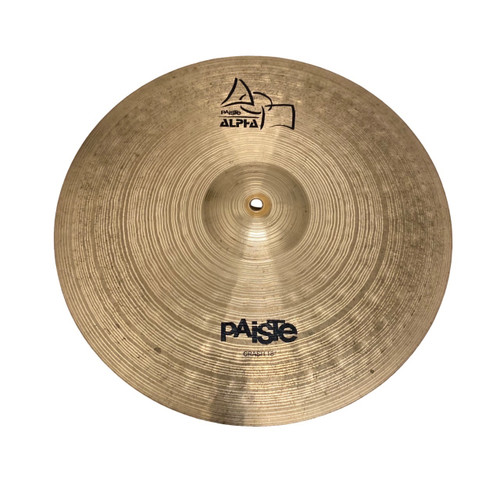 Vist Large View of Product Image Which is Used Paiste ALPHA CRASH 18 Crash Cymbal 18"