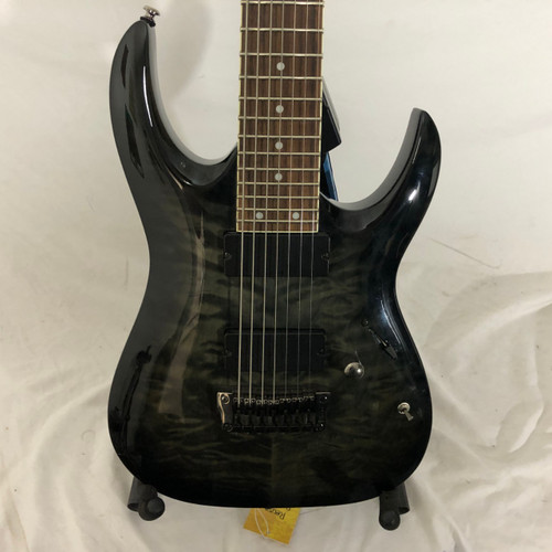 Vist Large View of Product Image Which is Used Ibanez RGA7QM Modern Metal Electric Guitar Silver/Gray 6-String