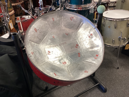 Vist Large View of Product Image Which is Used STEEL DRUM WITH STAND SHARPS World Percussion Instrument