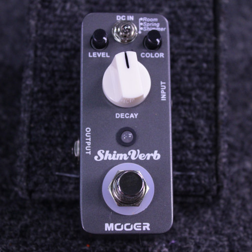 Vist Large View of Product Image Which is Used Mooer SHIMVERB REVERB PEDAL Reverb Pedal