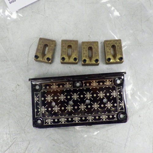 Vist Large View of Product Image Which is Used bass Bridge Plate AND Guitar Accessory