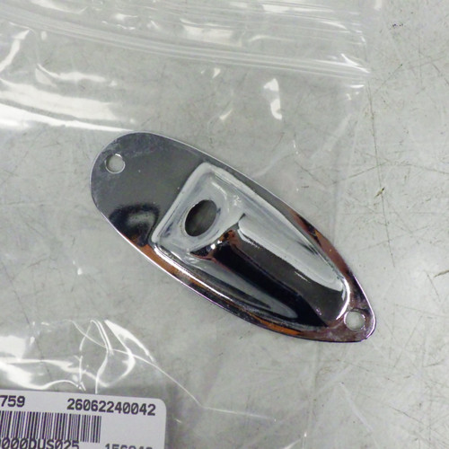 Vist Large View of Product Image Which is Used Strat Style Input Jack Plate Guitar Accessory