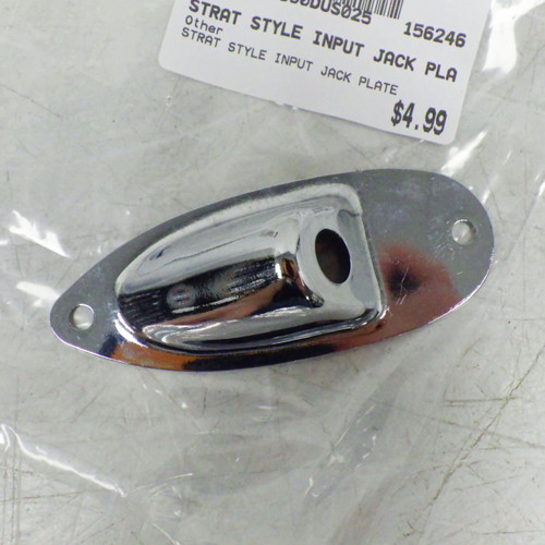 Vist Large View of Product Image Which is Used STRAT STYLE INPUT JACK PLATE Guitar Accessory