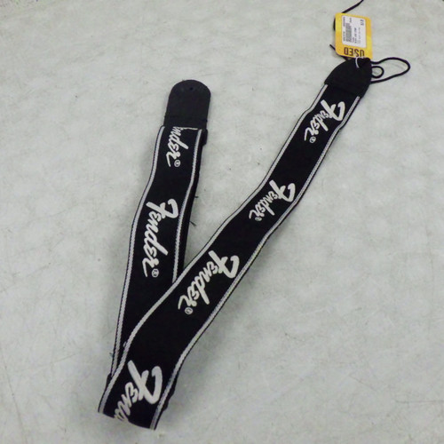 Vist Large View of Product Image Which is Used Fender BLACK LOGO STRAP Guitar Accessory