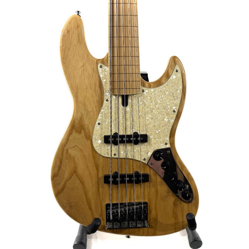 Vist Large View of Product Image Which is Used Sire Marcus Miller V7 5 W/P7 Fretless Neck Bass Guitar Natural 5-String