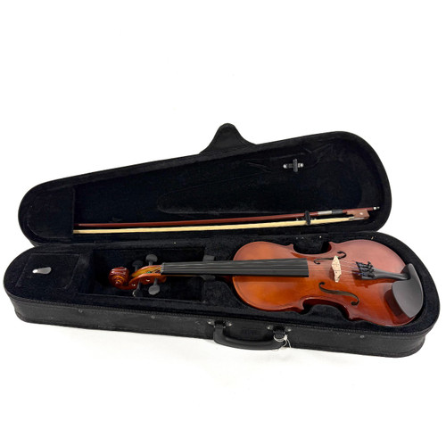 Vist Large View of Product Image Which is Used WITEK 4/4 Violin with Case and Bow