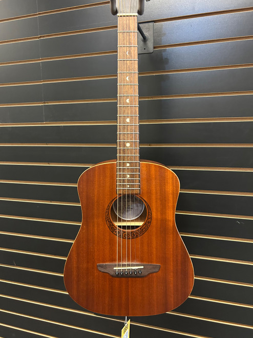 Vist Large View of Product Image Which is Used Luna SAF MAH GC Acoustic Guitar Brown