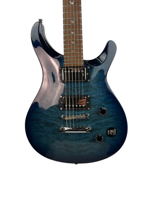 Vist Large View of Product Image Which is Used Dillion DILLION PRS COPY Electric Guitar Blue 6-String