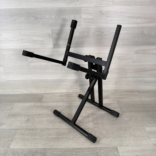 Vist Large View of Product Image Which is Used On-Stage RS7705 - Pro Tilt-back Amp Stand
