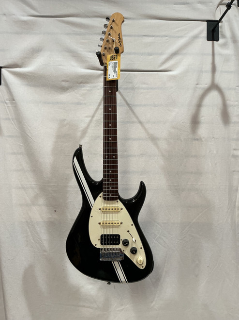 Vist Large View of Product Image Which is Used Carlo Robelli HHS STRAT Double Cut Electric Guitar Black 6-String
