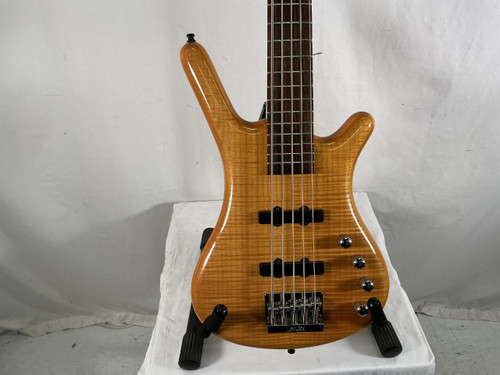 Vist Large View of Product Image Which is Used Warwick ROCKBASS CORVETTE 5-STRING Bass Guitar Natural 5-String