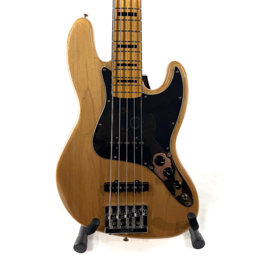 Vist Large View of Product Image Which is Used Squier Classic Vibe Jazz Bass V Natural 5-String