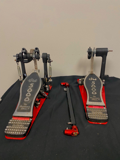 Vist Large View of Product Image Which is Used DW 5000 DOUBLE KICK W/ HSC Kick Drum Pedal