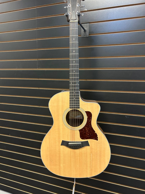 Vist Large View of Product Image Which is Used Taylor 214CE Solid Top Acoustic Guitar Wood