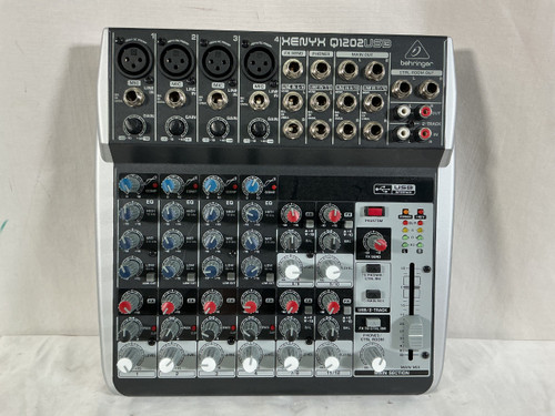 Vist Large View of Product Image Which is Used Behringer XENYX Q1202USB 12 INPUT MIXER Compact Mixer