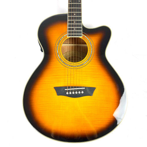 Vist Large View of Product Image Which is Used Washburn EA15ATB-A Acoustic Guitar Sunburst