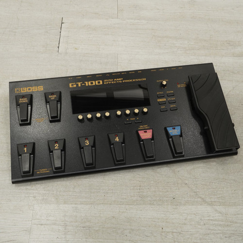 Vist Large View of Product Image Which is Used Boss GT-100 Floorboard Amp Modeling + Fx