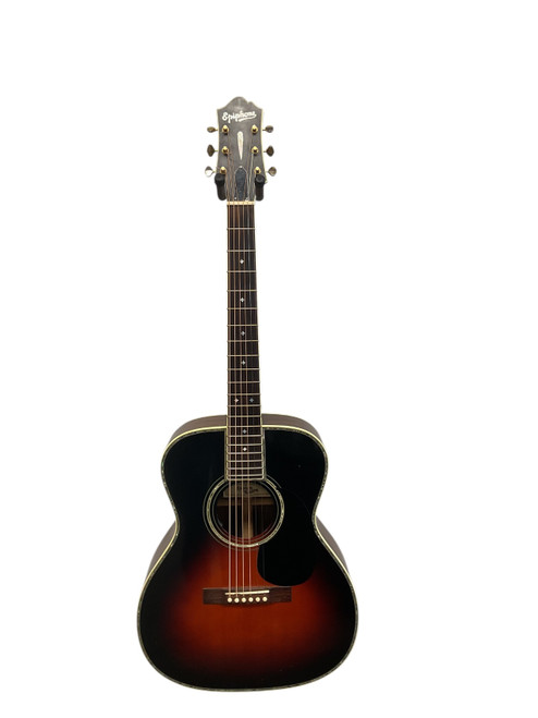 Vist Large View of Product Image Which is Used Epiphone EF-500RAVS Vintage Solid Top Acoustic Guitar Sunburst