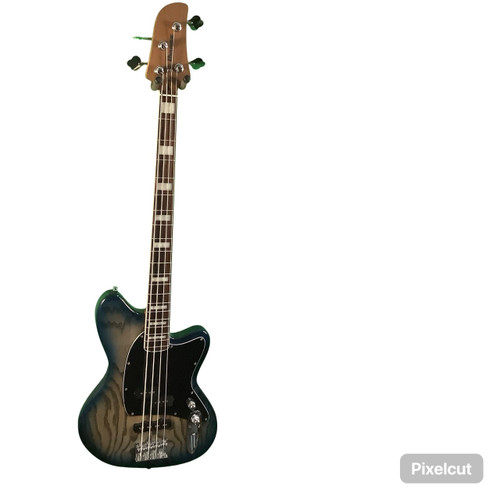 Vist Large View of Product Image Which is Used Ibanez TMB400TA Bass Guitar Blue 4-String