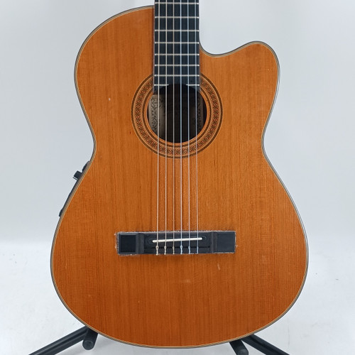 Vist Large View of Product Image Which is Used Washburn CLASSIC C940SCE Solid Top Acoustic Guitar Natural