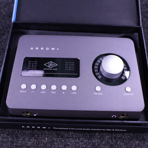 Vist Large View of Product Image Which is Used Universal Audio ARROW INTERFACE TB3 Computer Interface 2 A/D Recording Inputs