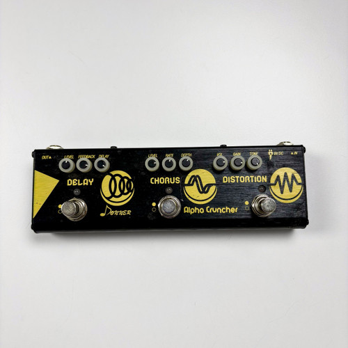 Vist Large View of Product Image Which is Used Donner Alpha Cruncher Multi-FX Pedal