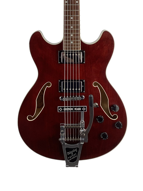 Vist Large View of Product Image Which is Used Ibanez AS73-TCR-12-01 Semi-Hollow Electric Guitar W/BIGSBY