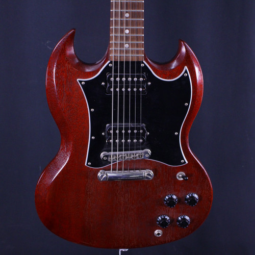 Vist Large View of Product Image Which is Used Gibson SG SPECIAL WORN CHERRY 2017 SG Type Electric Guitar Red 6-String