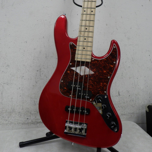 Vist Large View of Product Image Which is Used Sadowsky Metro Express 4 String PJ J Type Bass Guitar Red 4-String