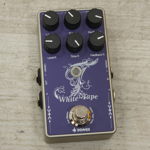 Vist Large View of Product Image Which is Used Donner White Tape Delay Pedal