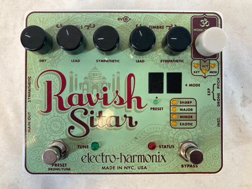 Vist Large View of Product Image Which is Used Electro Harmonix Ravish Sitar Pedal