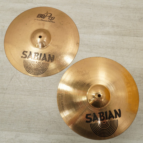 Vist Large View of Product Image Which is Used Sabian B8 Pro Medium Hi Hat Cymbals 14 - Inch