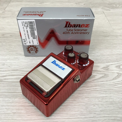 Vist Large View of Product Image Which is Used Ibanez TS9 40TH ANNIVERSARY TUBE SCREAMER W/BOX Overdrive Pedal