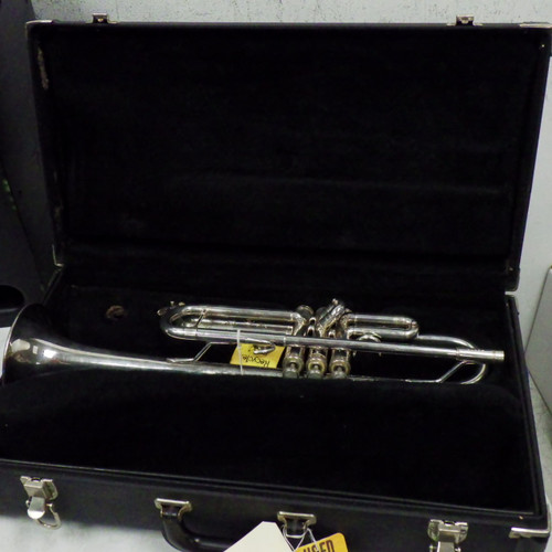 Vist Large View of Product Image Which is Used Bach TR-300 silver Plated Trumpet  