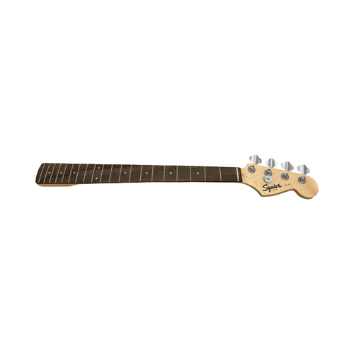 Vist Large View of Product Image Which is Used Squier MINI PRECISION BASS NECK WITH TUNERS P Type Bass Guitar Natural 4-String