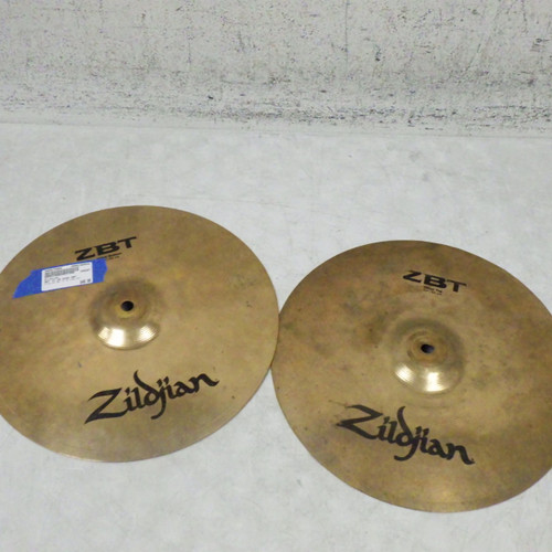 Vist Large View of Product Image Which is Used Zildjian ZBT 13 IN HIGH HAT Hi Hat Cymbals 13"