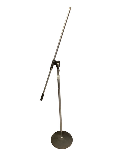 Vist Large View of Product Image Which is Used Realistic Round Base Boom Microphone Stand 