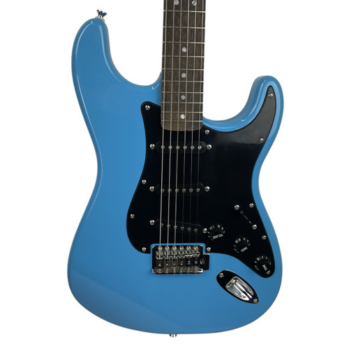 Vist Large View of Product Image Which is Used Squier STRAT S Type Electric Guitar Blue 6-String