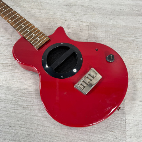 Vist Large View of Product Image Which is Used Rok Axe Single Cutaway Electric Guitar - Red - AS IS - Read Description