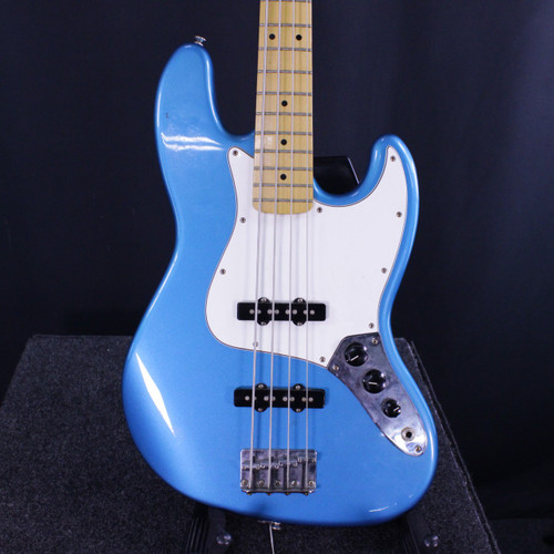 Vist Large View of Product Image Which is Used Fender JAZZ BASS MIM 2016 J Type Bass Guitar Blue 4-String
