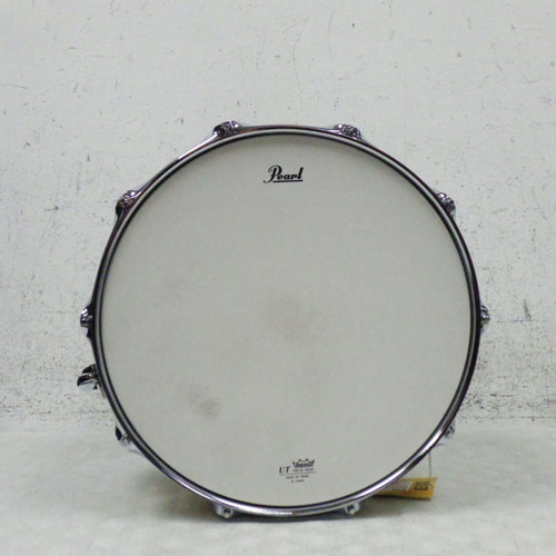 Vist Large View of Product Image Which is Used Pearl Primal Snare Collective Brass Metal Snare Drum 14"