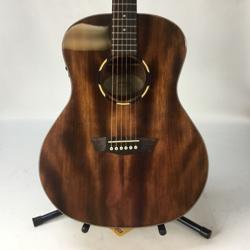 Vist Large View of Product Image Which is Used Washburn WLO12SE-NAT Laminate Top Acoustic Guitar Natural