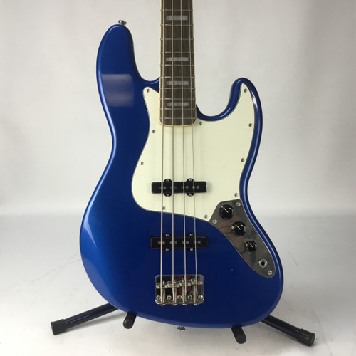 Vist Large View of Product Image Which is Used Squier FSR CLASSIC VIBE 60S Bass Guitar Blue 4-String